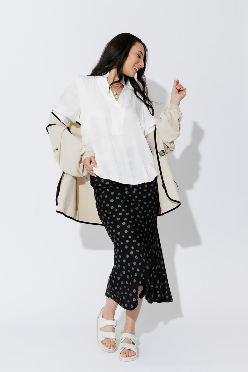 White Milan Blogger Shirt