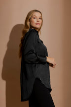 Black Cargo Blogger Shirt