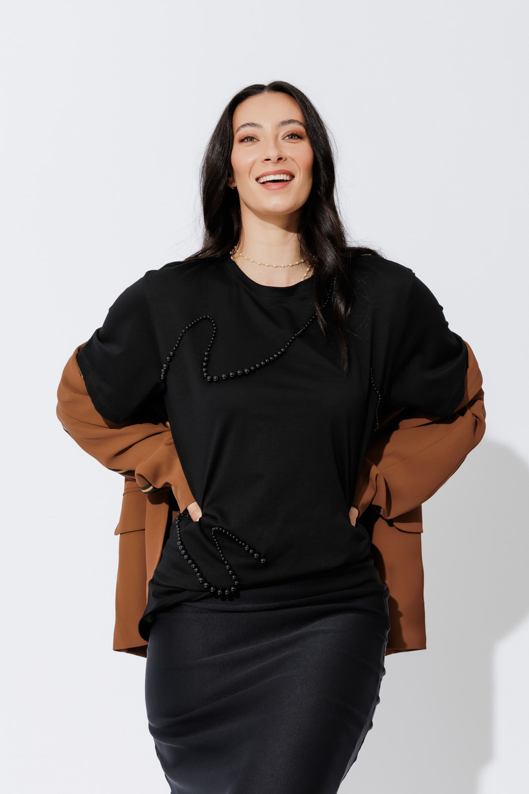 Black Pearl Oversized T-Shirt