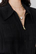 Black Tencel Sport Vest