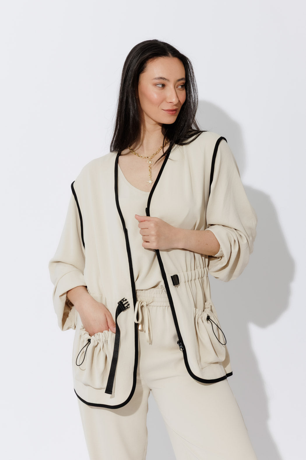 Milk Track Jacket