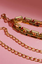 Gold Double Strand Chain Belt