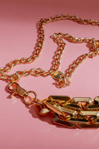 Gold Double Strand Chain Belt