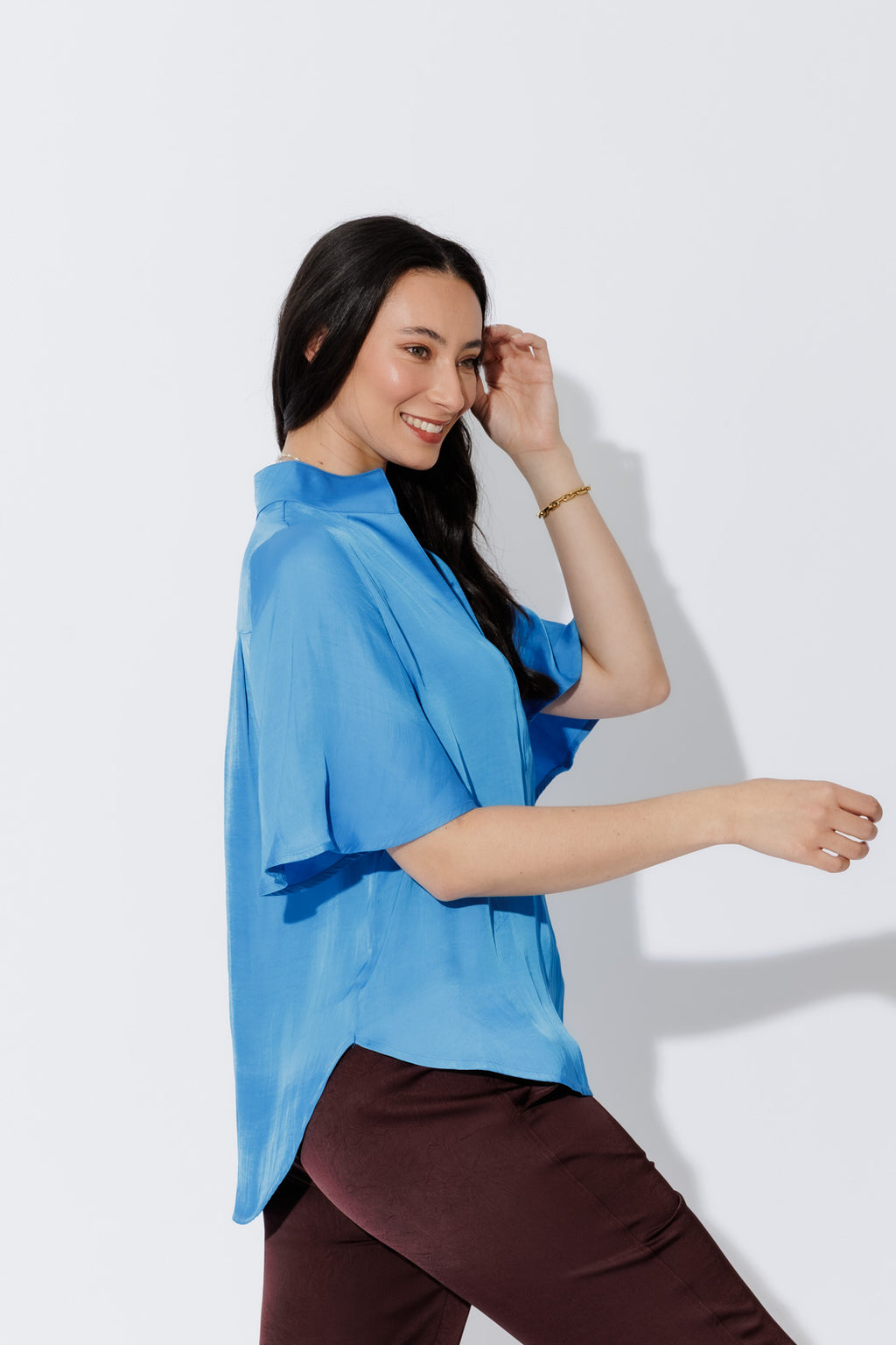 Electric Milan Fluted Blogger Shirt