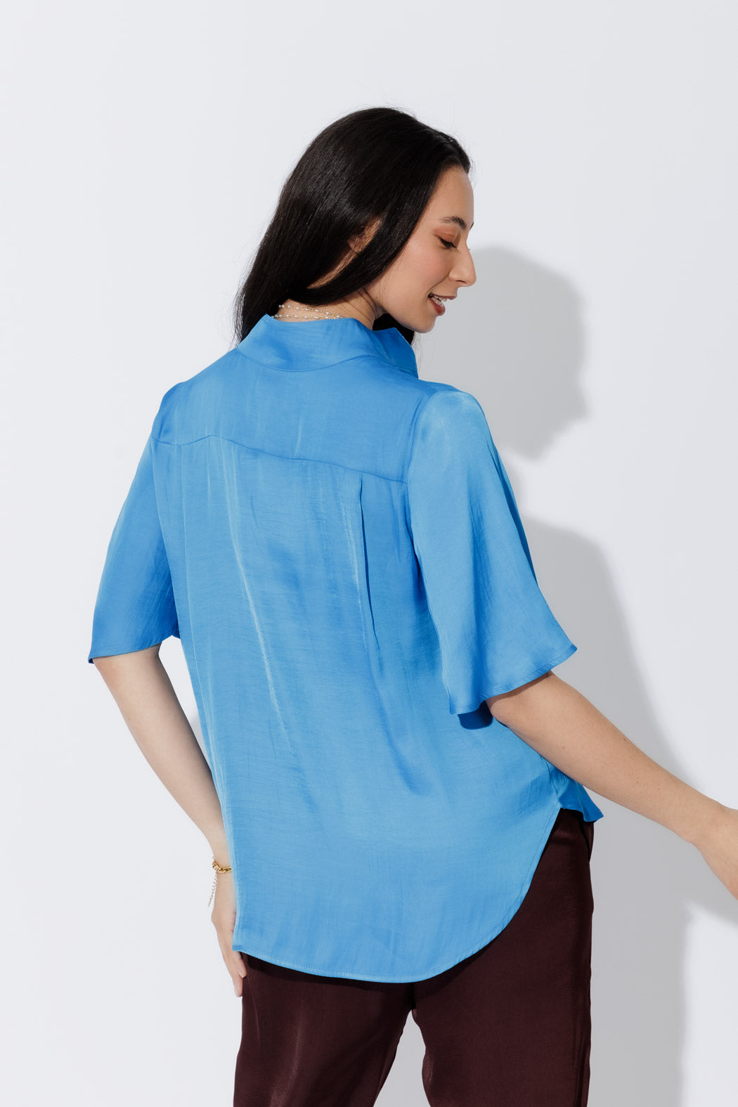 Electric Milan Fluted Blogger Shirt