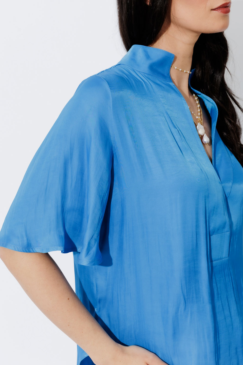 Electric Milan Fluted Blogger Shirt