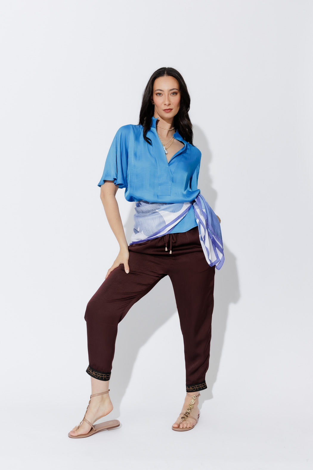 Electric Milan Fluted Blogger Shirt