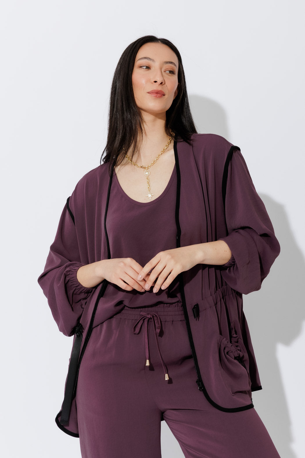 Plum Track Jacket