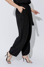 Black Tencel Street Pant