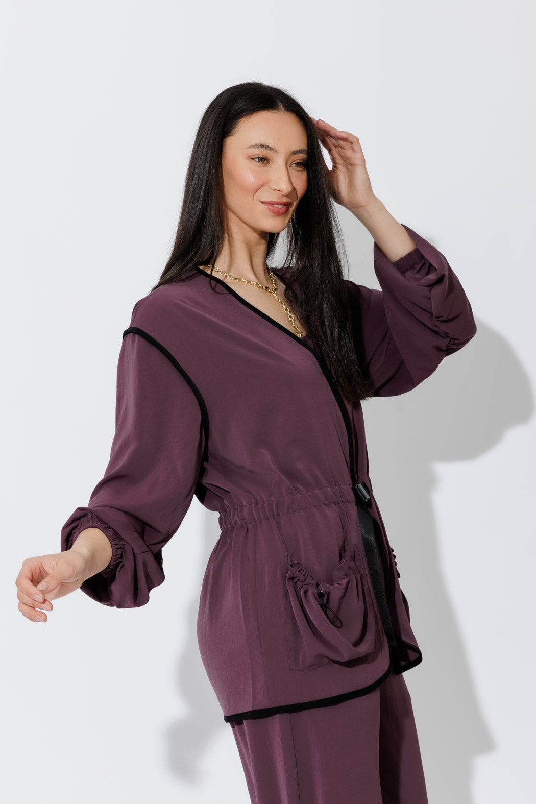 Plum Track Jacket