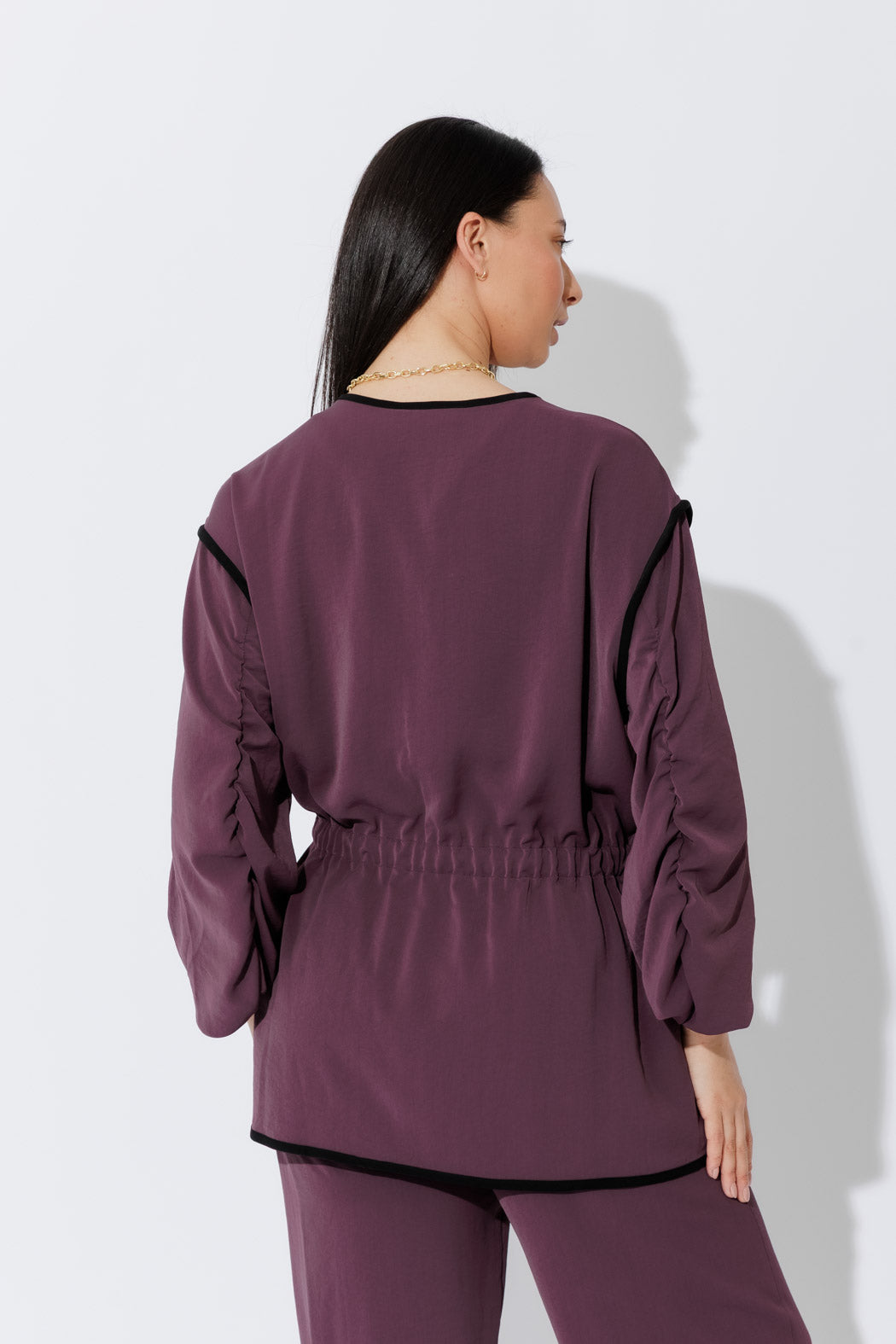 Plum Track Jacket