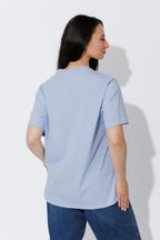 Cornflower Oversized Crew T-Shirt