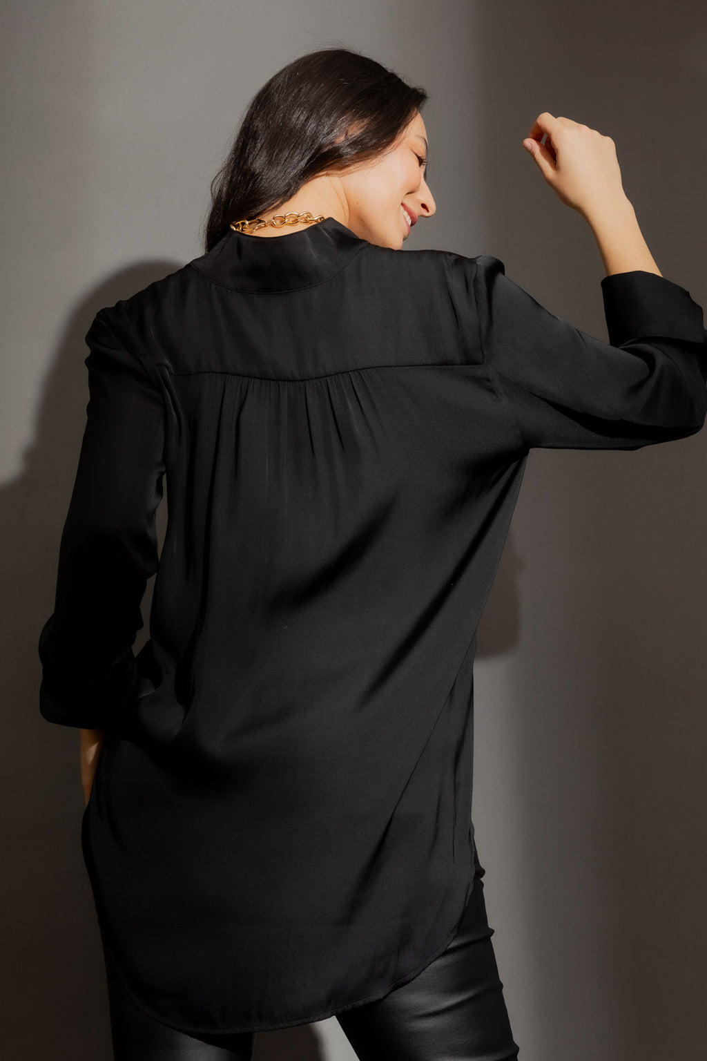 Black Cargo Blogger Shirt