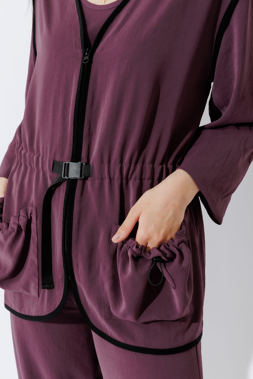 Plum Track Jacket