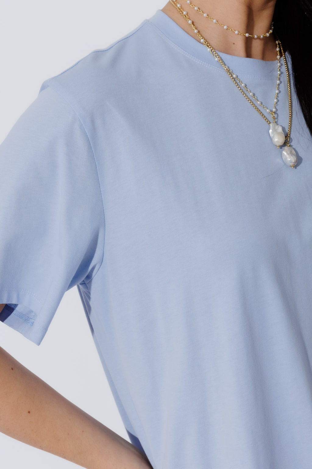 Cornflower Oversized Crew T-Shirt