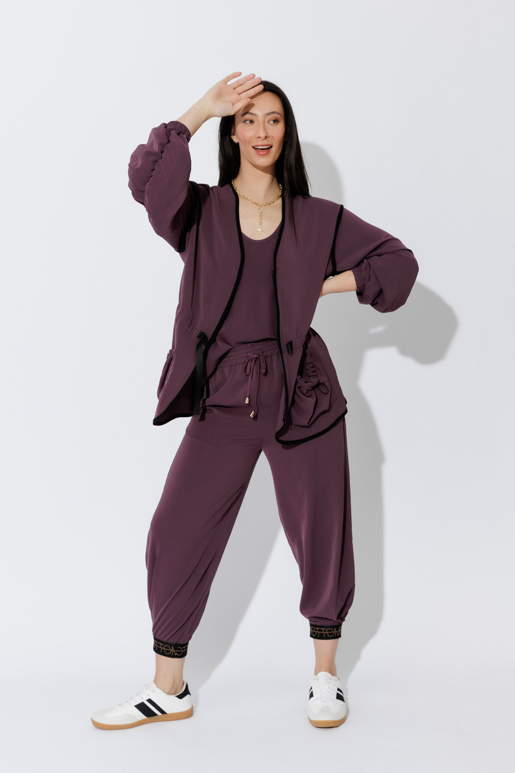 Plum Track Jacket
