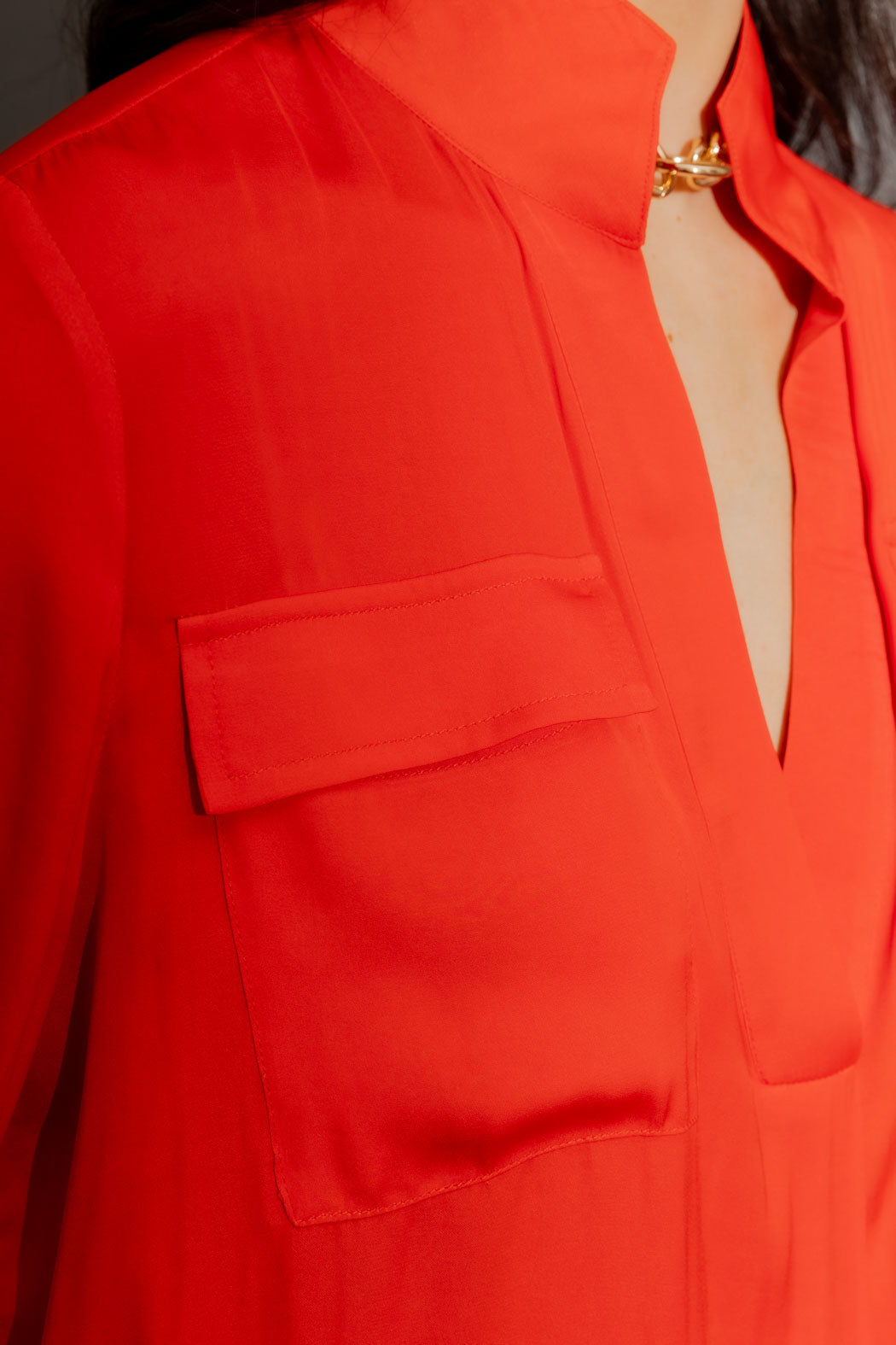 Red Cargo Blogger Shirt