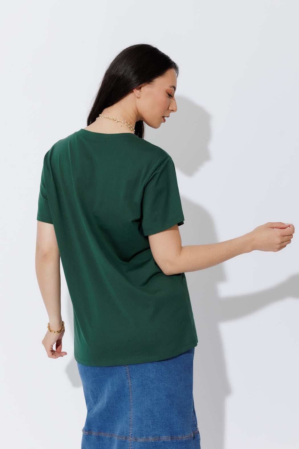 Forest Oversized V-Neck T-Shirt