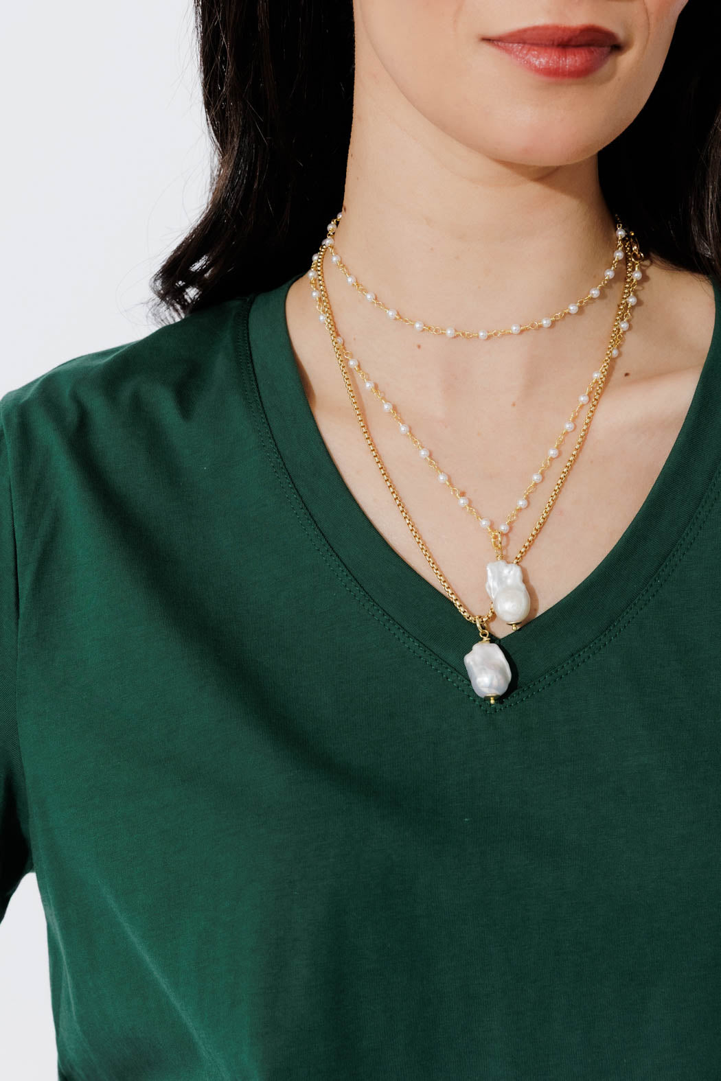 Forest Oversized V-Neck T-Shirt