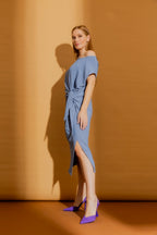 Periwinkle Ripple Harlow Dress