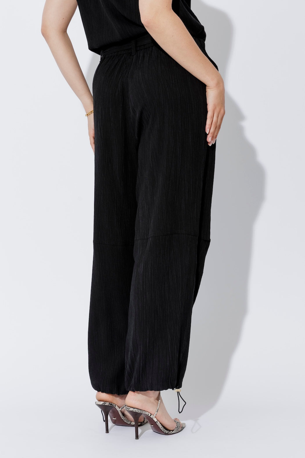 Black Tencel Street Pant