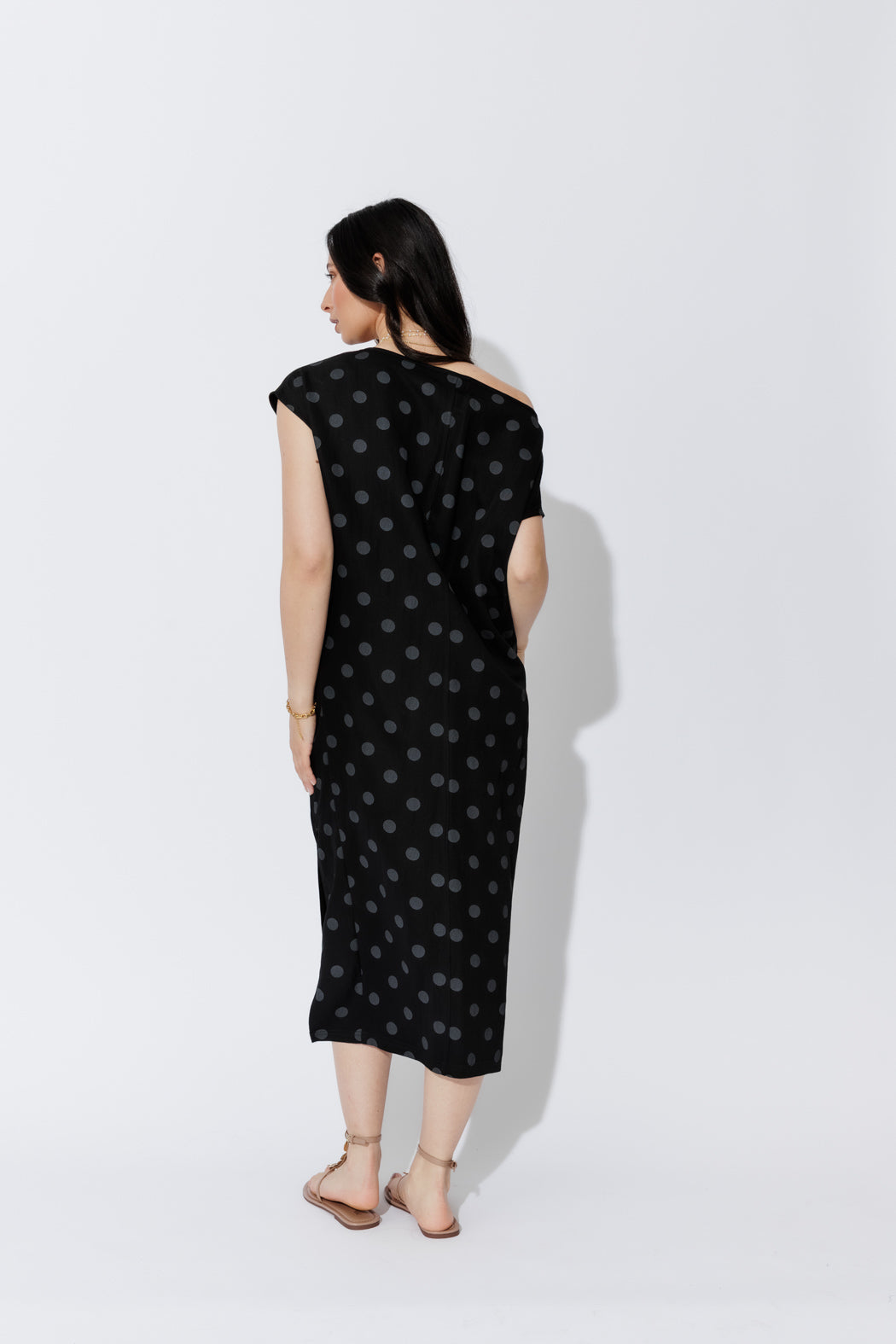 Black Spot Harlow Dress