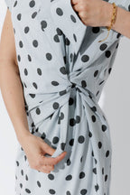 Blue Spot Harlow Dress