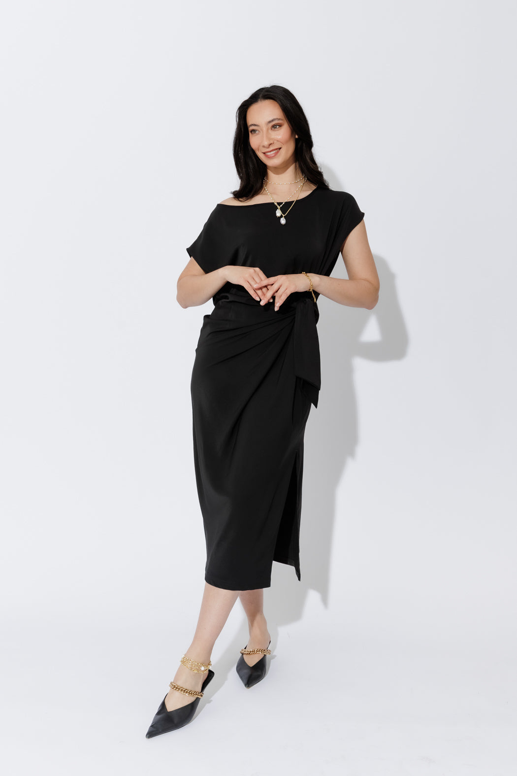 Black Luxury Harlow Dress