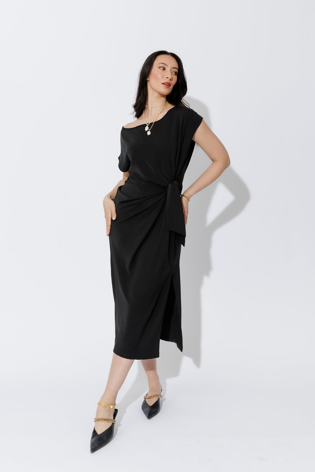 Black Luxury Harlow Dress