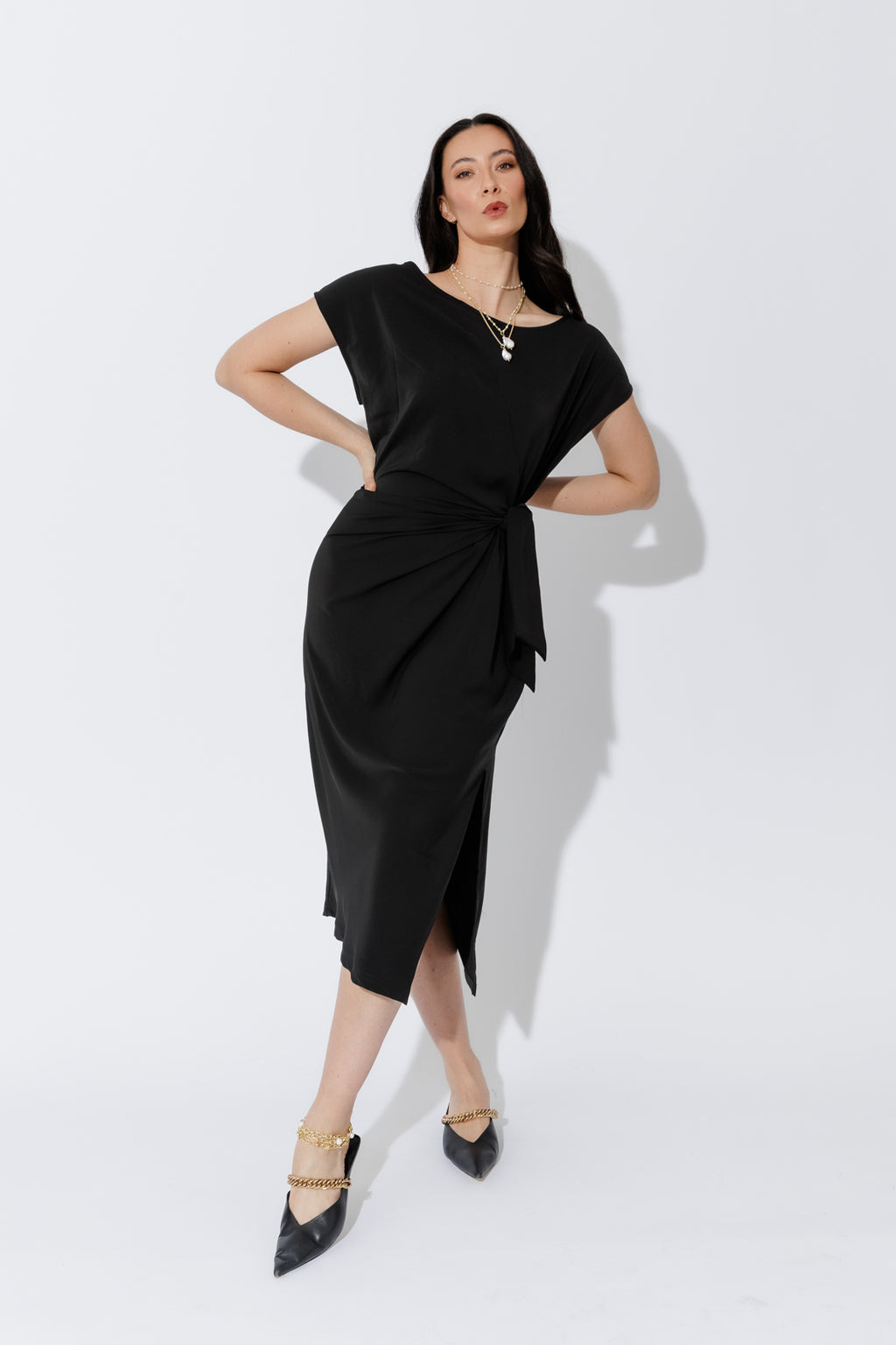 Black Luxury Harlow Dress