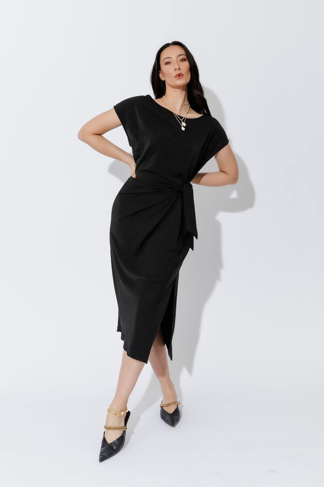 Black Luxury Harlow Dress