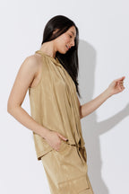 Gold Tie Neck Cami