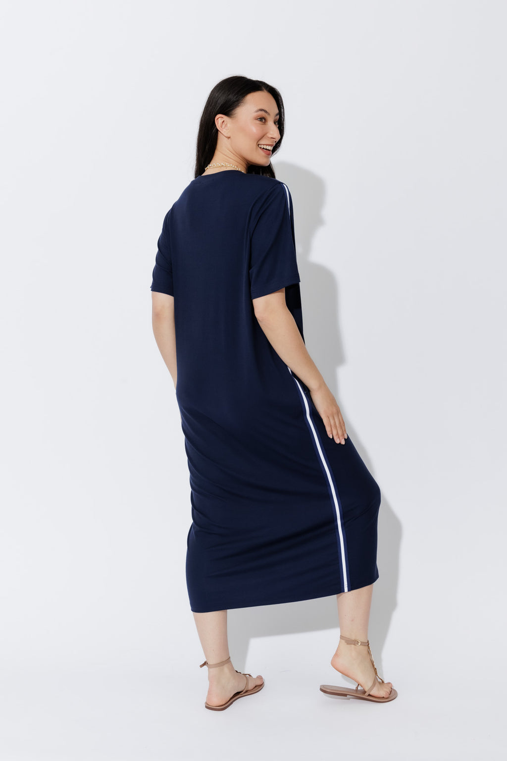 Navy Tencel Sport Dress