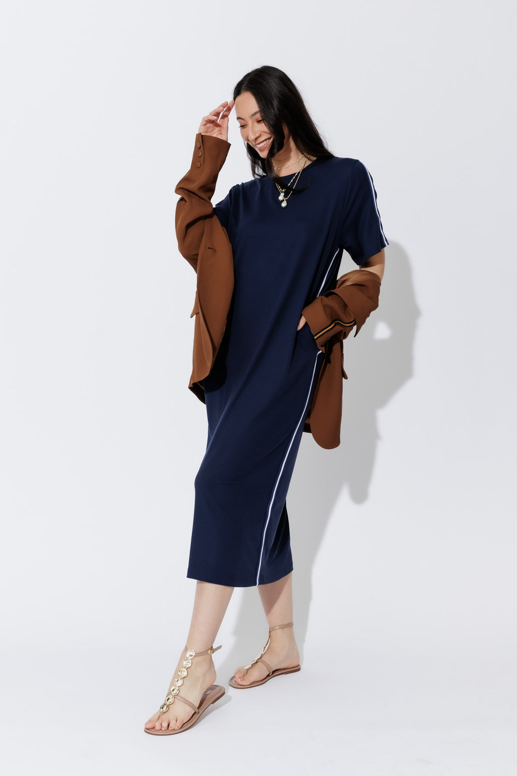 Navy Tencel Sport Dress