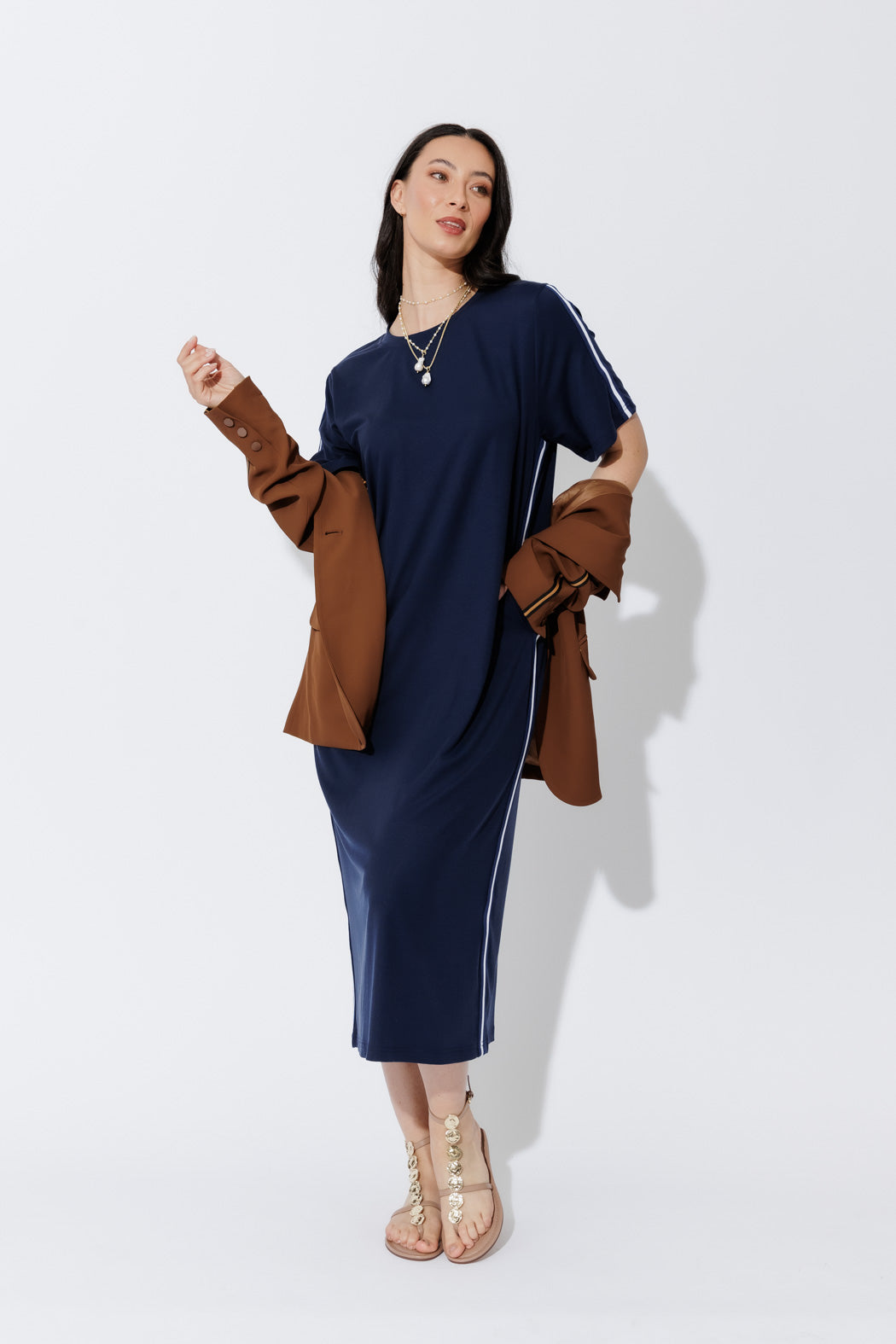 Navy Tencel Sport Dress