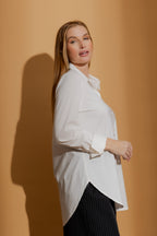 White Double Button Shirt