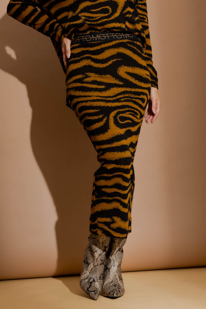 Tan Zebra Tube Skirt Tan Zebra