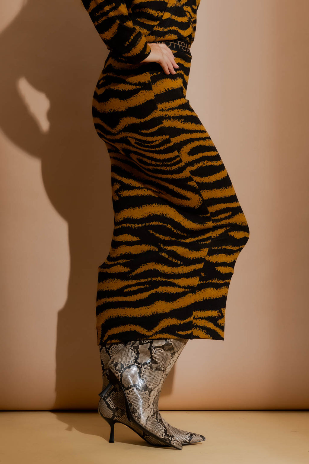 Tan Zebra Tube Skirt Tan Zebra