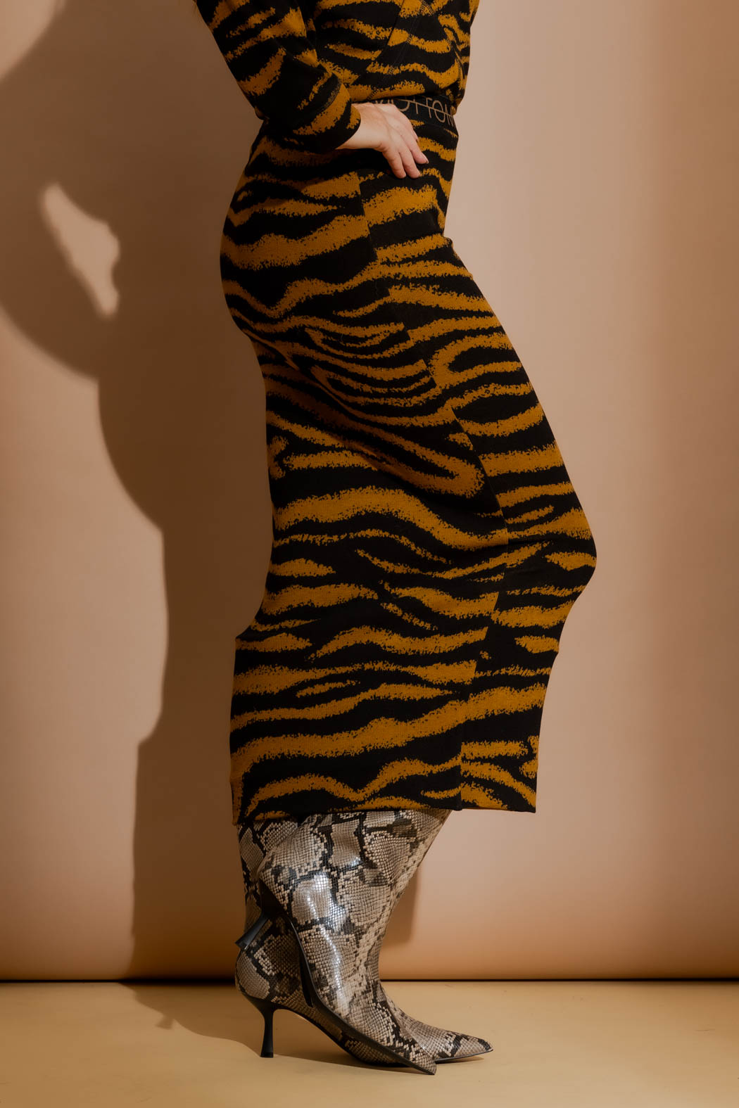 Tan Zebra Tube Skirt Tan Zebra