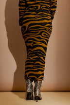 Tan Zebra Tube Skirt Tan Zebra