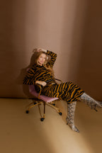 Tan Zebra Tube Skirt Tan Zebra