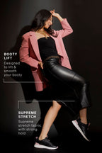 Black Coated Miracle Skirt