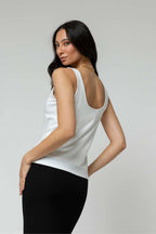 Ivory Double Layer Cami