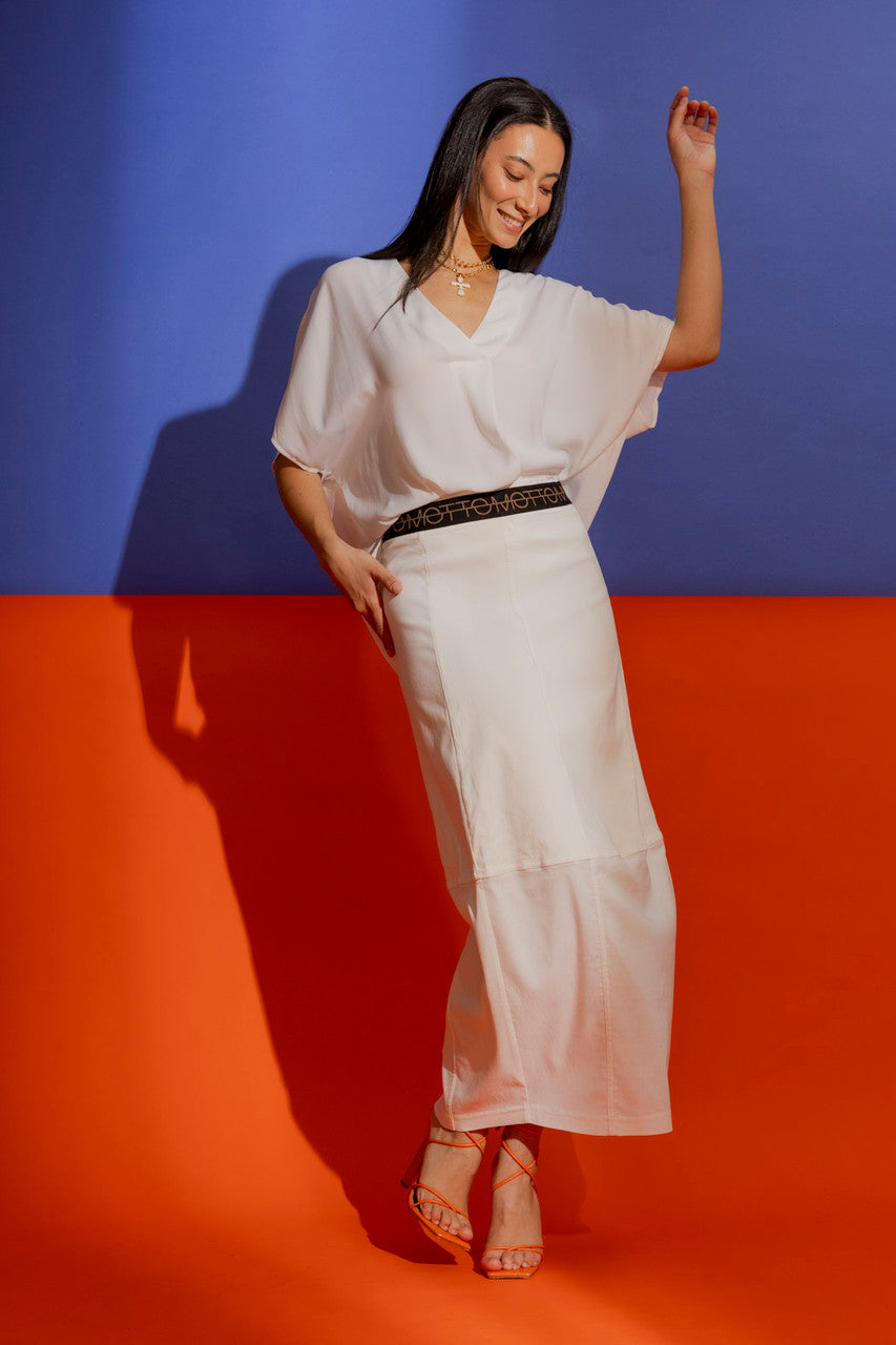White Bangaline Balloon Skirt