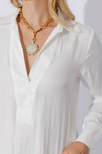 White Glow Brit Blogger Shirt