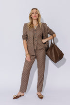 Brown Spot Tailored Blazer