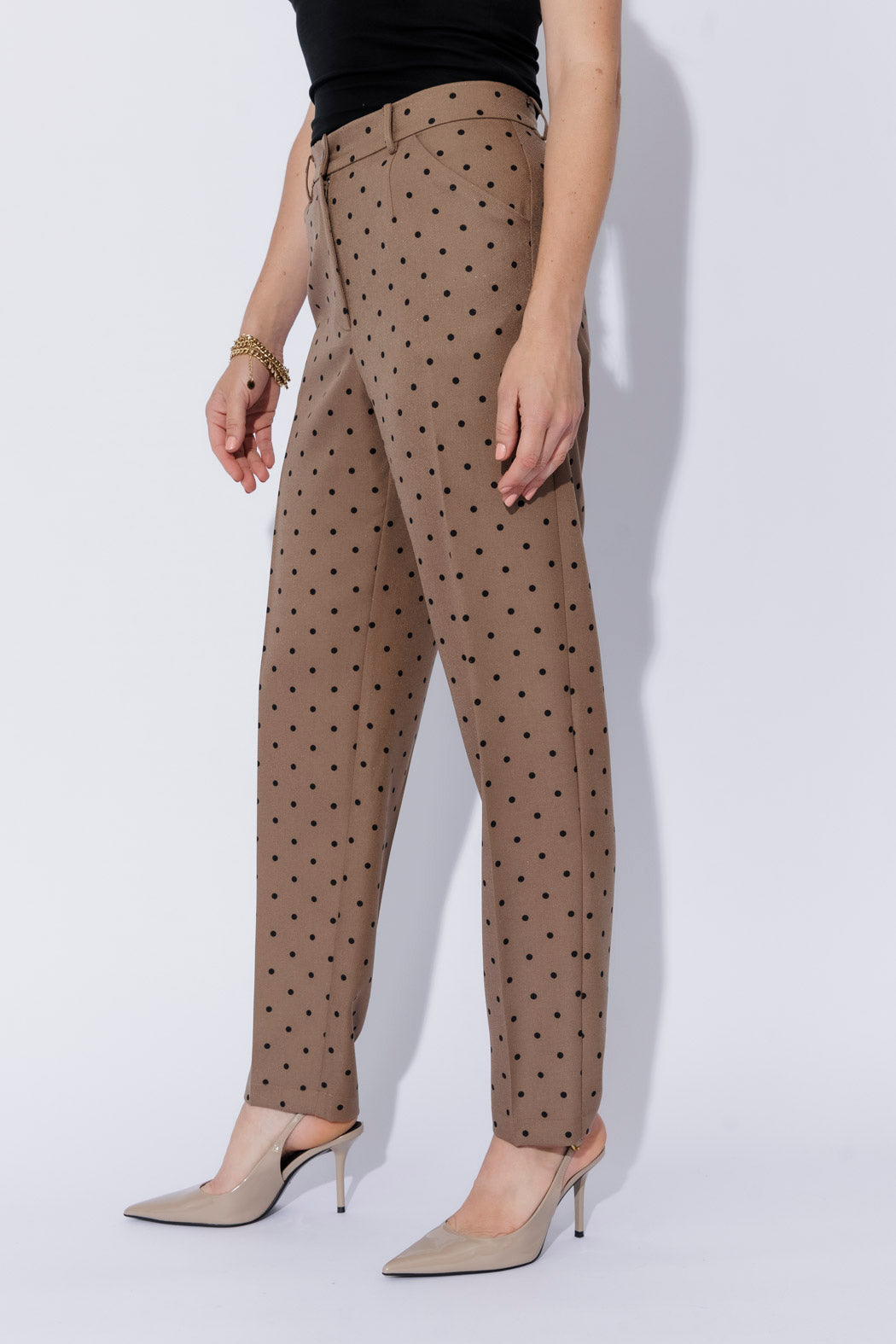 Brown Spot Tailored Pant