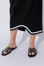 Black Ponte Coco Skirt