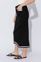 Black Ponte Coco Skirt