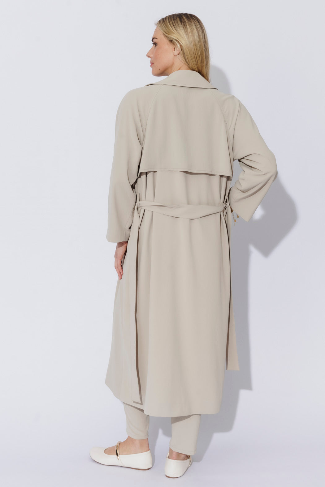 Beige Luxury Trench Coat